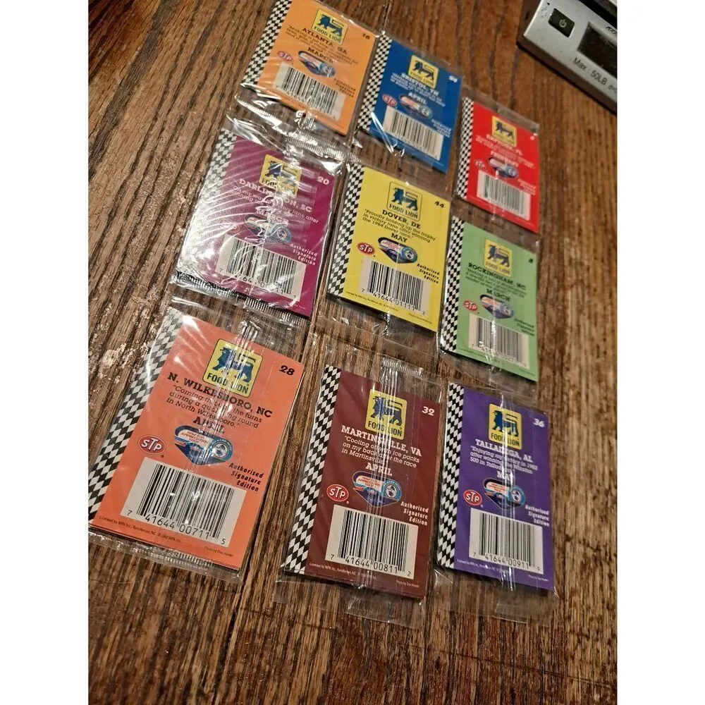 Lot 9 Sealed 1992 Richard Petty Fan Appreciation Tour NASCAR Trading Cards Food